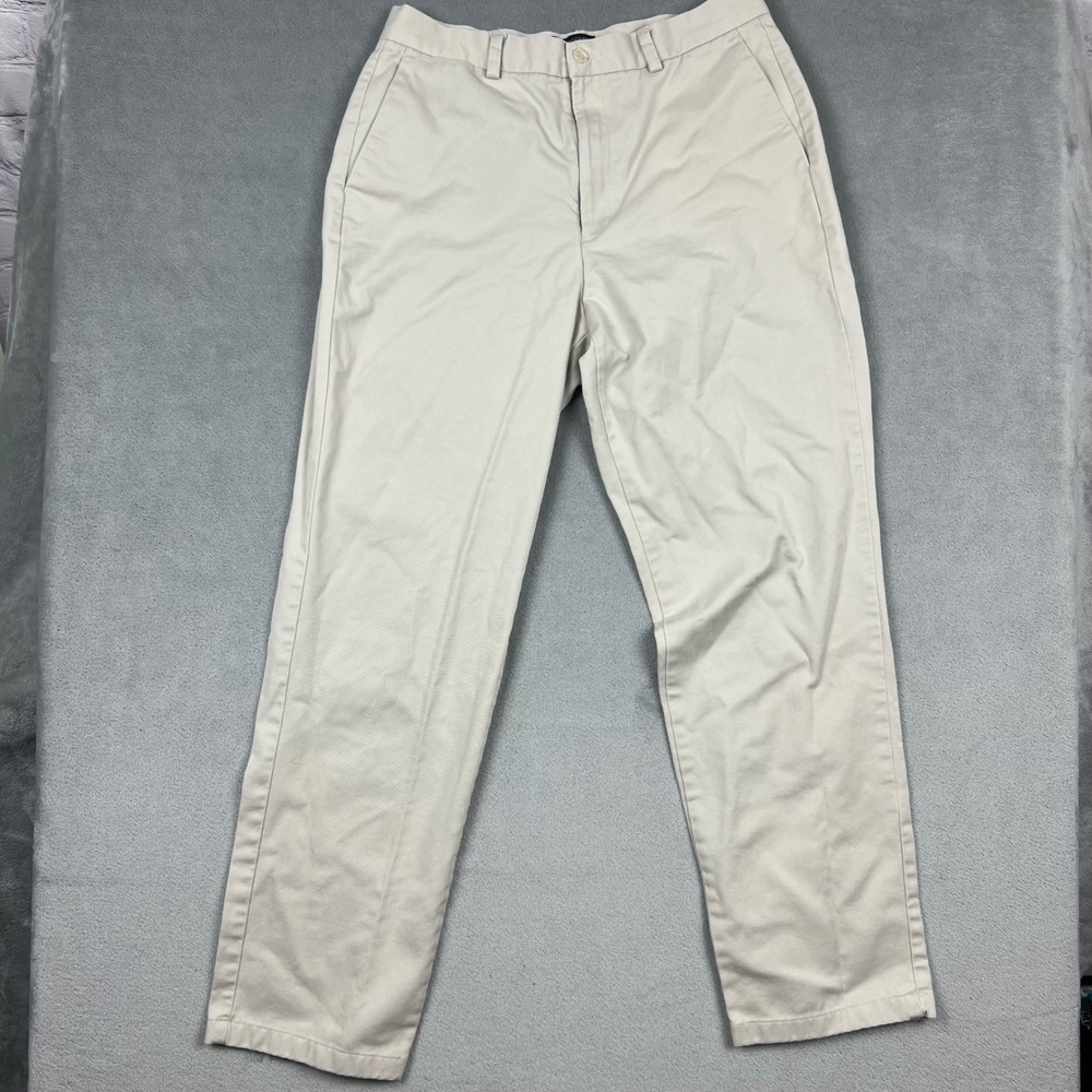 Dockers Stain Defender Khaki Chino Pants Beige Cotton Straight Leg Womens 12 M
